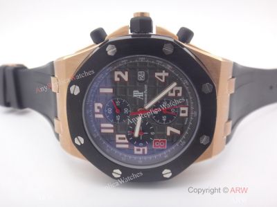 Audemars Piguet Royal Oak Offshore Replica Watch Rose Gold Red 8 Dial